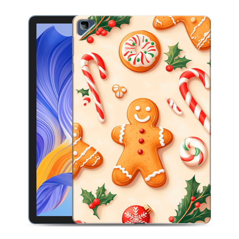 Силиконовый противоударный чехол на Huawei Honor Pad X8 с принтом Новый год Силиконовый противоударный чехол на Huawei Honor Pad X8 с принтом Новый год
