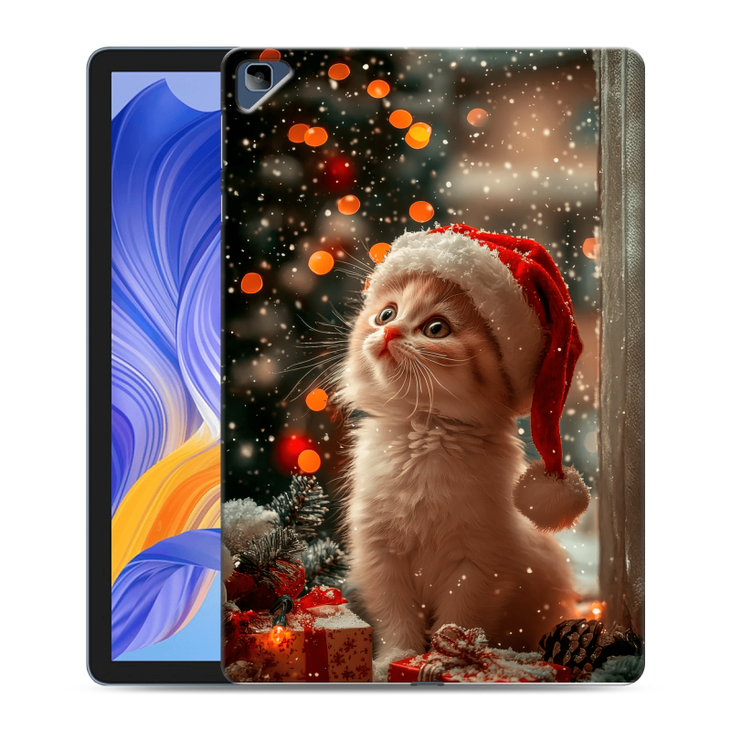 Силиконовый чехол на Huawei Honor Pad X8 с принтом Новый год Силиконовый чехол на Huawei Honor Pad X8 с принтом Новый год