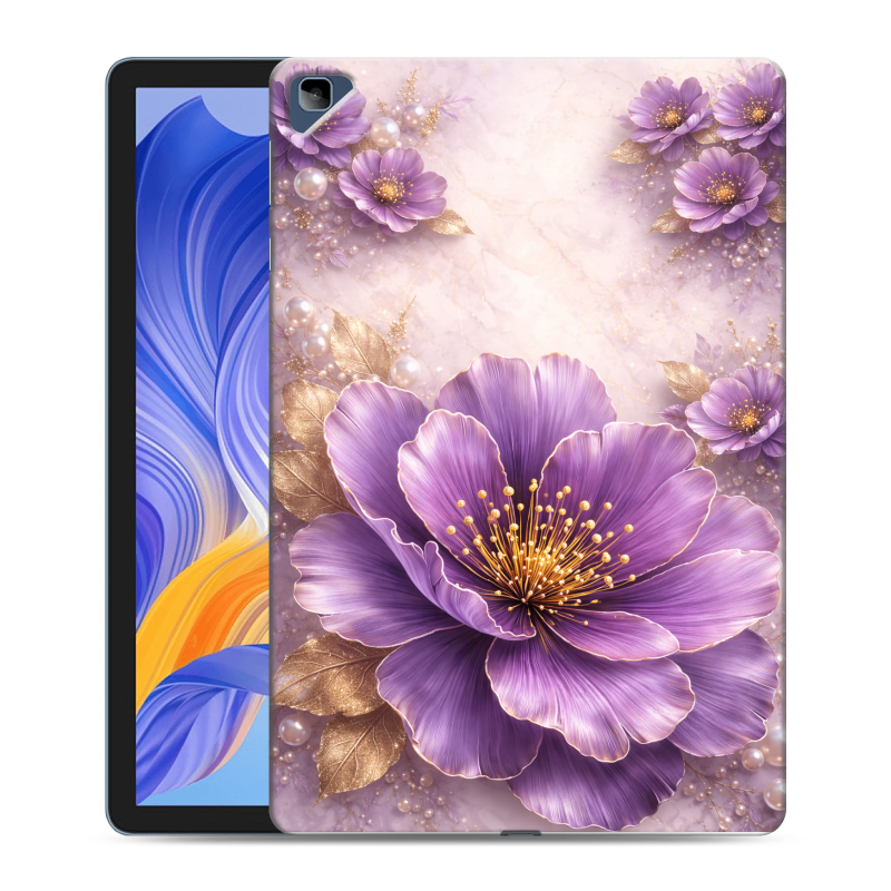 Силиконовый противоударный чехол на Huawei Honor Pad X8 с принтом женский Силиконовый противоударный чехол на Huawei Honor Pad X8 с принтом женский