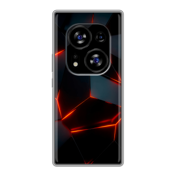 Силиконовый чехол на Tecno Phantom X2 с принтом Яркие абстракции Силиконовый чехол на Tecno Phantom X2 с принтом Яркие абстракции
