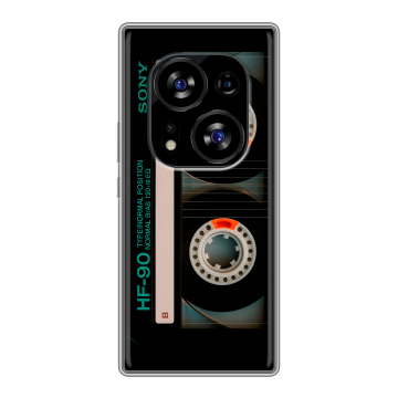 Силиконовый чехол на Tecno Phantom X2 с принтом Кассета Силиконовый чехол на Tecno Phantom X2 с принтом Кассета