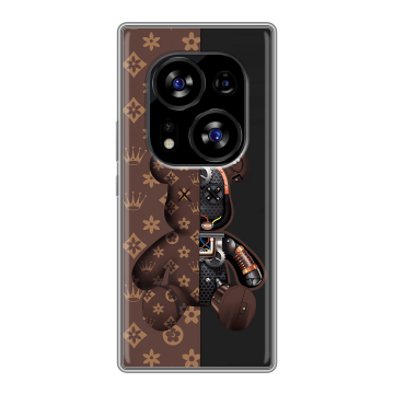 Силиконовый чехол на Tecno Phantom X2 с принтом Луи робот Силиконовый чехол на Tecno Phantom X2 с принтом Луи робот