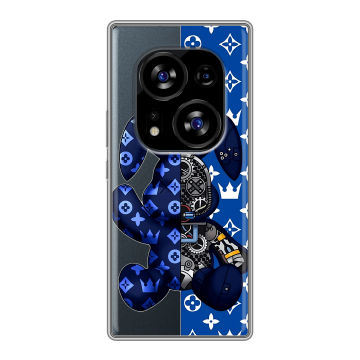 Силиконовый чехол на Tecno Phantom X2 с принтом Луи робот Силиконовый чехол на Tecno Phantom X2 с принтом Луи робот