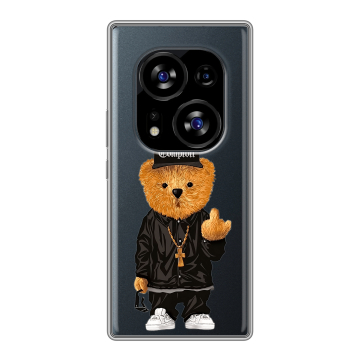 Силиконовый чехол на Tecno Phantom X2 с принтом Плюшевый медведь Силиконовый чехол на Tecno Phantom X2 с принтом Плюшевый медведь