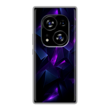 Силиконовый чехол на Tecno Phantom X2 с принтом Абстракиция