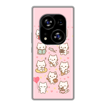 Силиконовый чехол на Tecno Phantom X2 с принтом Hello Kitty Хелоу Кити Силиконовый чехол на Tecno Phantom X2 с принтом Hello Kitty Хелоу Кити