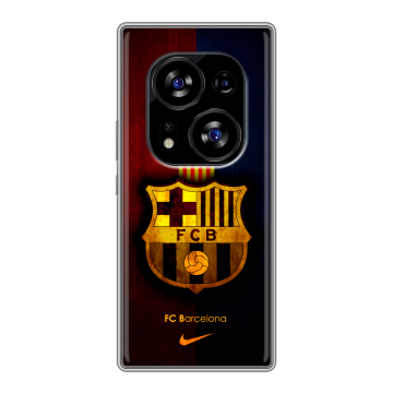 Силиконовый чехол на Tecno Phantom X2 с принтом Барселона Barcelona