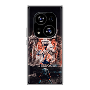 Силиконовый чехол на Tecno Phantom X2 с принтом Реал Роналдо Real Ronaldo