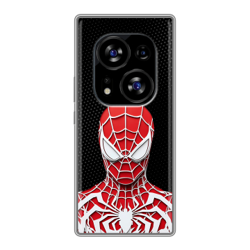 Силиконовый чехол на Tecno Phantom X2 с принтом человек паук spiderman Силиконовый чехол на Tecno Phantom X2 с принтом человек паук spiderman