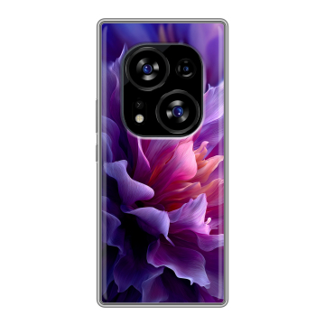 Силиконовый чехол на Tecno Phantom X2 с принтом женский цветы Силиконовый чехол на Tecno Phantom X2 с принтом женский цветы