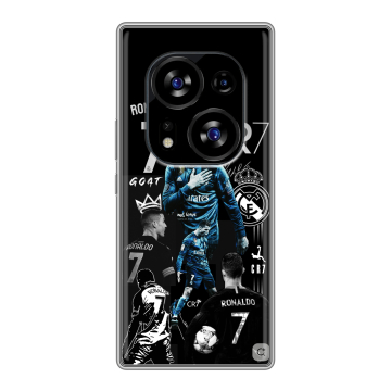 Силиконовый чехол на Tecno Phantom X2 с принтом Реал Роналдо