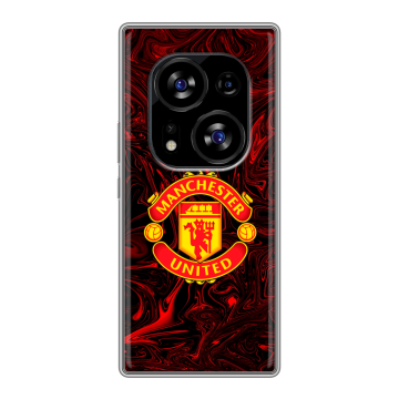 Силиконовый чехол на Tecno Phantom X2 с принтом Manchester United