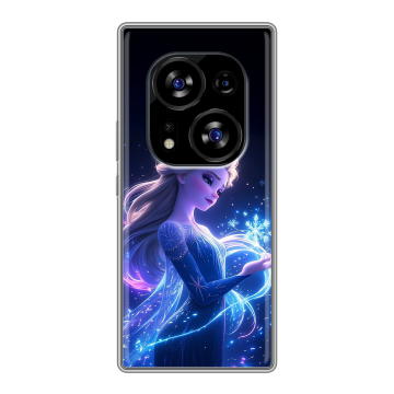 Силиконовый чехол на Tecno Phantom X2 с принтом Холодное сердце Frozen Силиконовый чехол на Tecno Phantom X2 с принтом Холодное сердце Frozen