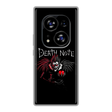 Силиконовый чехол на Tecno Phantom X2 с принтом Death note Тетрадь смерти Силиконовый чехол на Tecno Phantom X2 с принтом Death note Тетрадь смерти