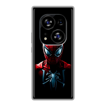 Силиконовый чехол на Tecno Phantom X2 с принтом Spiderman Человек паук