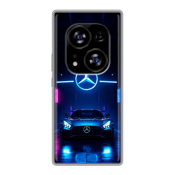 Силиконовый чехол на Tecno Phantom X2 с принтом Mercedes Мерседес Силиконовый чехол на Tecno Phantom X2 с принтом Mercedes Мерседес
