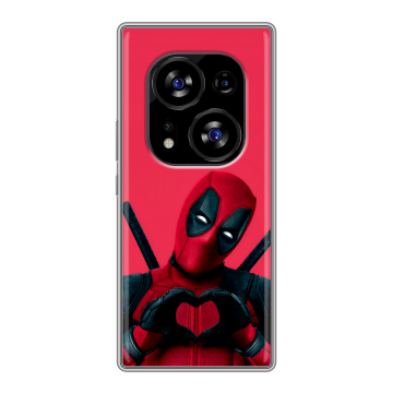 Силиконовый чехол на Tecno Phantom X2 с принтом Дедпул Deadpool Силиконовый чехол на Tecno Phantom X2 с принтом Дедпул Deadpool