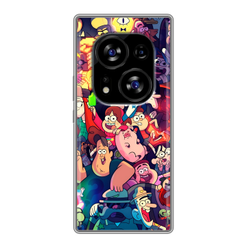 Силиконовый чехол на Tecno Phantom X2 с принтом Gravity Falls Гравити Фолз Силиконовый чехол на Tecno Phantom X2 с принтом Gravity Falls Гравити Фолз