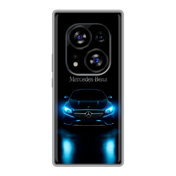 Силиконовый чехол на Tecno Phantom X2 с принтом Mercedes Мерседес