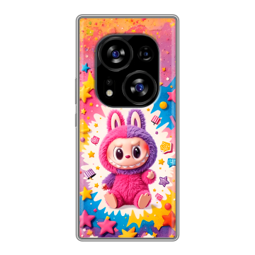 Силиконовый чехол на Tecno Phantom X2 с принтом Labubu Лабубу Силиконовый чехол на Tecno Phantom X2 с принтом Labubu Лабубу