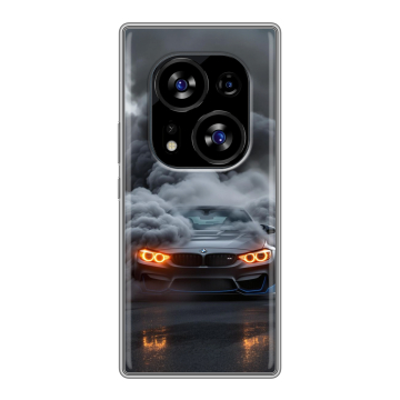 Силиконовый чехол на Tecno Phantom X2 с принтом BMW БМВ