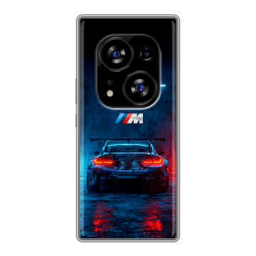 Силиконовый чехол на Tecno Phantom X2 с принтом BMW БМВ Силиконовый чехол на Tecno Phantom X2 с принтом BMW БМВ