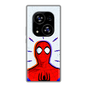 Силиконовый чехол на Tecno Phantom X2 с принтом Spiderman Человек паук