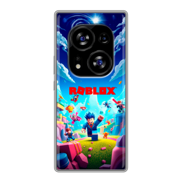 Силиконовый чехол на Tecno Phantom X2 с принтом Roblox Роблокс Силиконовый чехол на Tecno Phantom X2 с принтом Roblox Роблокс