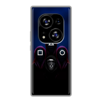 Силиконовый чехол на Tecno Phantom X2 с принтом Игра Кальмара