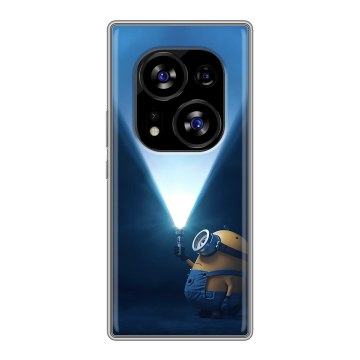 Силиконовый чехол на Tecno Phantom X2 с принтом Миньоны Силиконовый чехол на Tecno Phantom X2 с принтом Миньоны