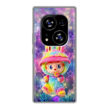 Силиконовый чехол на Tecno Phantom X2 с принтом Labubu Лабубу Силиконовый чехол на Tecno Phantom X2 с принтом Labubu Лабубу