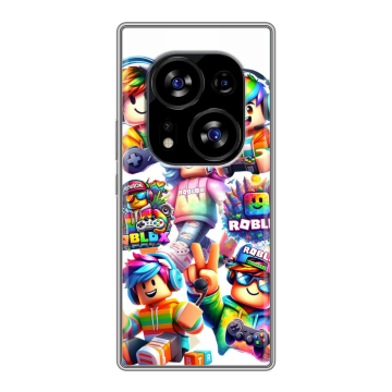 Силиконовый чехол на Tecno Phantom X2 с принтом Roblox Роблокс Силиконовый чехол на Tecno Phantom X2 с принтом Roblox Роблокс