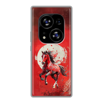 Силиконовый чехол на Tecno Phantom X2 с принтом Новый год