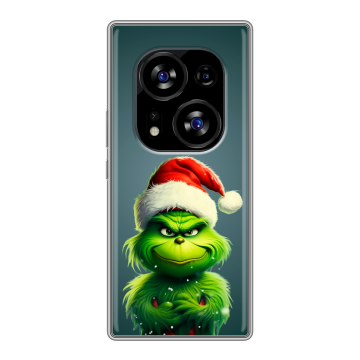 Силиконовый чехол на Tecno Phantom X2 с принтом Новый год