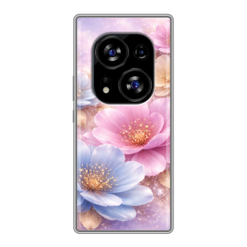 Силиконовый чехол на Tecno Phantom X2 с принтом женский Силиконовый чехол на Tecno Phantom X2 с принтом женский