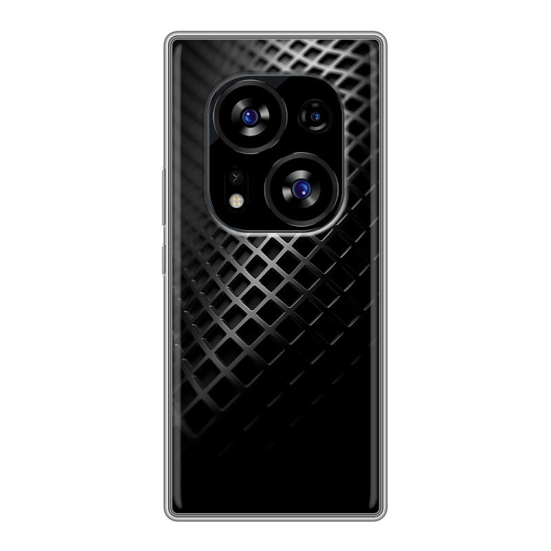 Силиконовый чехол на Tecno Phantom X2 с принтом Текстура металла Силиконовый чехол на Tecno Phantom X2 с принтом Текстура металла