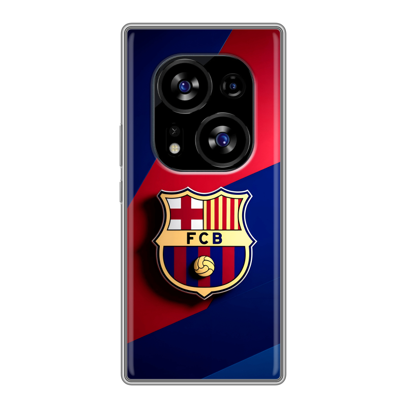 Силиконовый чехол на Tecno Phantom X2 с принтом Барселона Barcelona Силиконовый чехол на Tecno Phantom X2 с принтом Барселона Barcelona