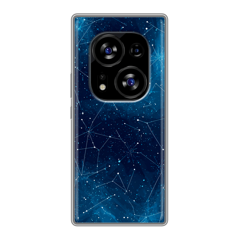 Силиконовый чехол на Tecno Phantom X2 с принтом Космос звезды Силиконовый чехол на Tecno Phantom X2 с принтом Космос звезды