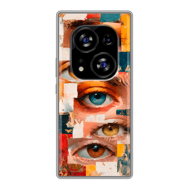 Силиконовый чехол на Tecno Phantom X2 с принтом Модный принт Силиконовый чехол на Tecno Phantom X2 с принтом Модный принт