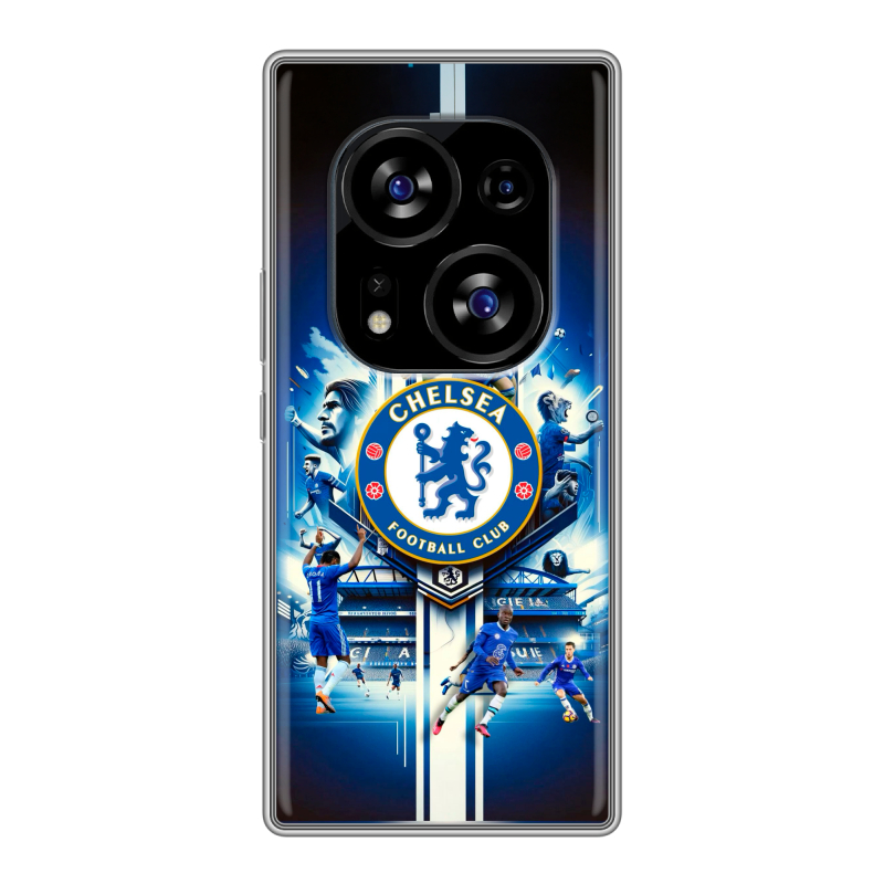 Силиконовый чехол на Tecno Phantom X2 с принтом Chelsea Челси Силиконовый чехол на Tecno Phantom X2 с принтом Chelsea Челси