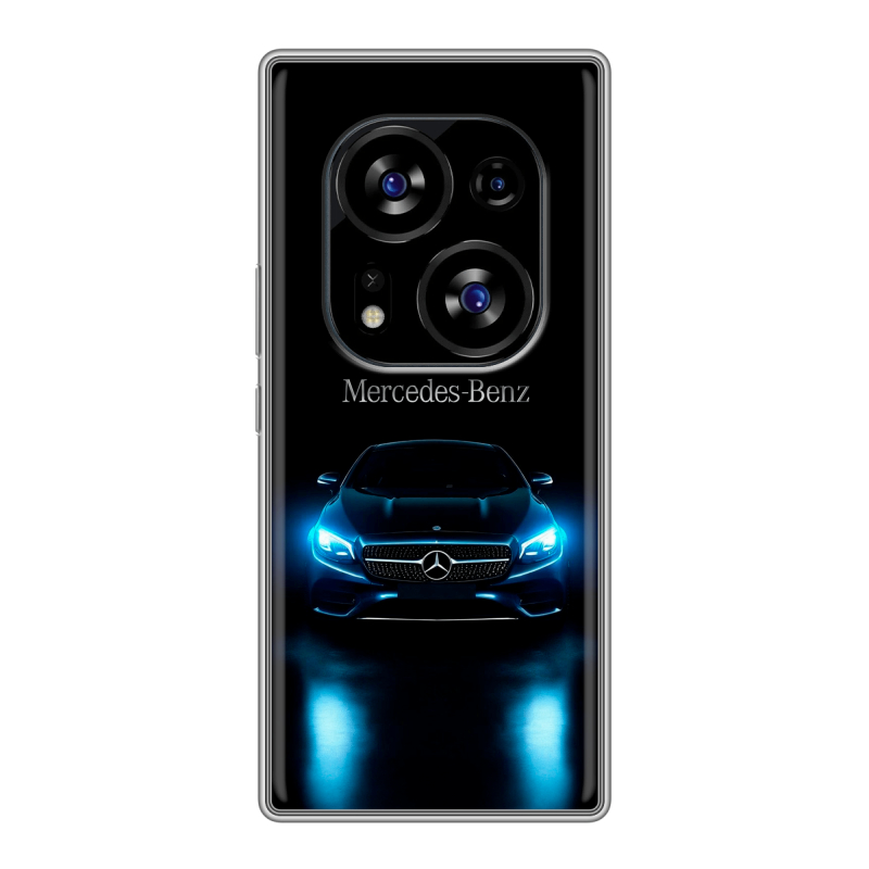 Силиконовый чехол на Tecno Phantom X2 с принтом Mercedes Мерседес Силиконовый чехол на Tecno Phantom X2 с принтом Mercedes Мерседес
