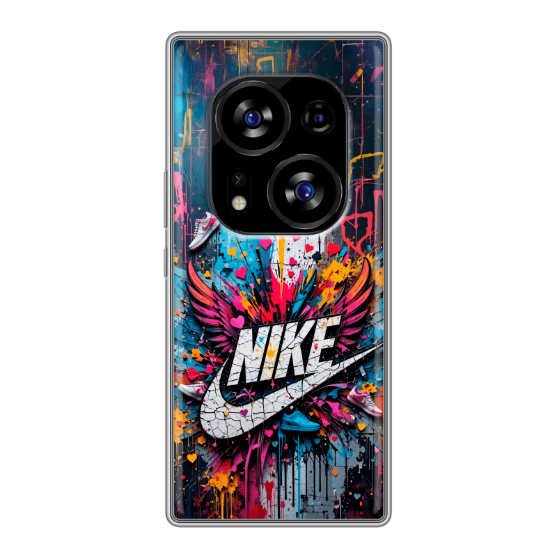 Силиконовый чехол на Tecno Phantom X2 с принтом Nike Найк Силиконовый чехол на Tecno Phantom X2 с принтом Nike Найк