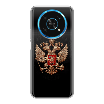 Силиконовый чехол на Huawei Honor Magic 4 Lite 5G с принтом Герб России Силиконовый чехол на Huawei Honor Magic 4 Lite 5G с принтом Герб России