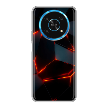 Силиконовый чехол на Huawei Honor Magic 4 Lite 5G с принтом Яркие абстракции Силиконовый чехол на Huawei Honor Magic 4 Lite 5G с принтом Яркие абстракции