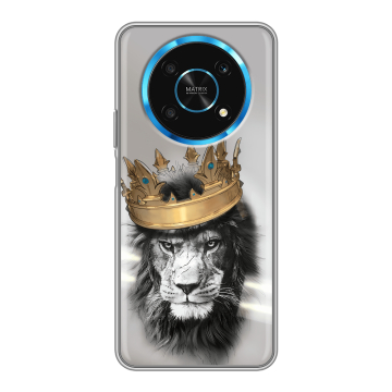 Силиконовый чехол на Huawei Honor Magic 4 Lite 5G с принтом Лев с короной Силиконовый чехол на Huawei Honor Magic 4 Lite 5G с принтом Лев с короной