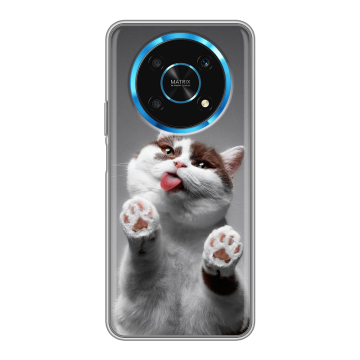 Силиконовый чехол на Huawei Honor Magic 4 Lite 5G с принтом Коты Силиконовый чехол на Huawei Honor Magic 4 Lite 5G с принтом Коты
