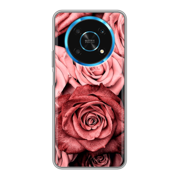 Силиконовый чехол на Huawei Honor Magic 4 Lite 5G с принтом Цветы розы Силиконовый чехол на Huawei Honor Magic 4 Lite 5G с принтом Цветы розы