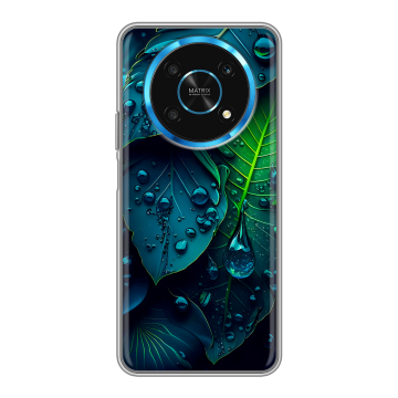 Силиконовый чехол на Huawei Honor Magic 4 Lite 5G с принтом Листья Силиконовый чехол на Huawei Honor Magic 4 Lite 5G с принтом Листья