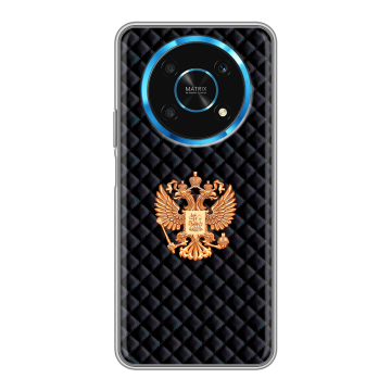 Силиконовый чехол на Huawei Honor Magic 4 Lite 5G с принтом Герб России принт