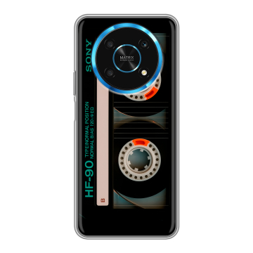 Силиконовый чехол на Huawei Honor Magic 4 Lite 5G с принтом Кассета